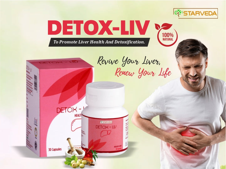 Detox-Liv Capsules: Ayurvedic Support for Liver Health and Natural Detoxification