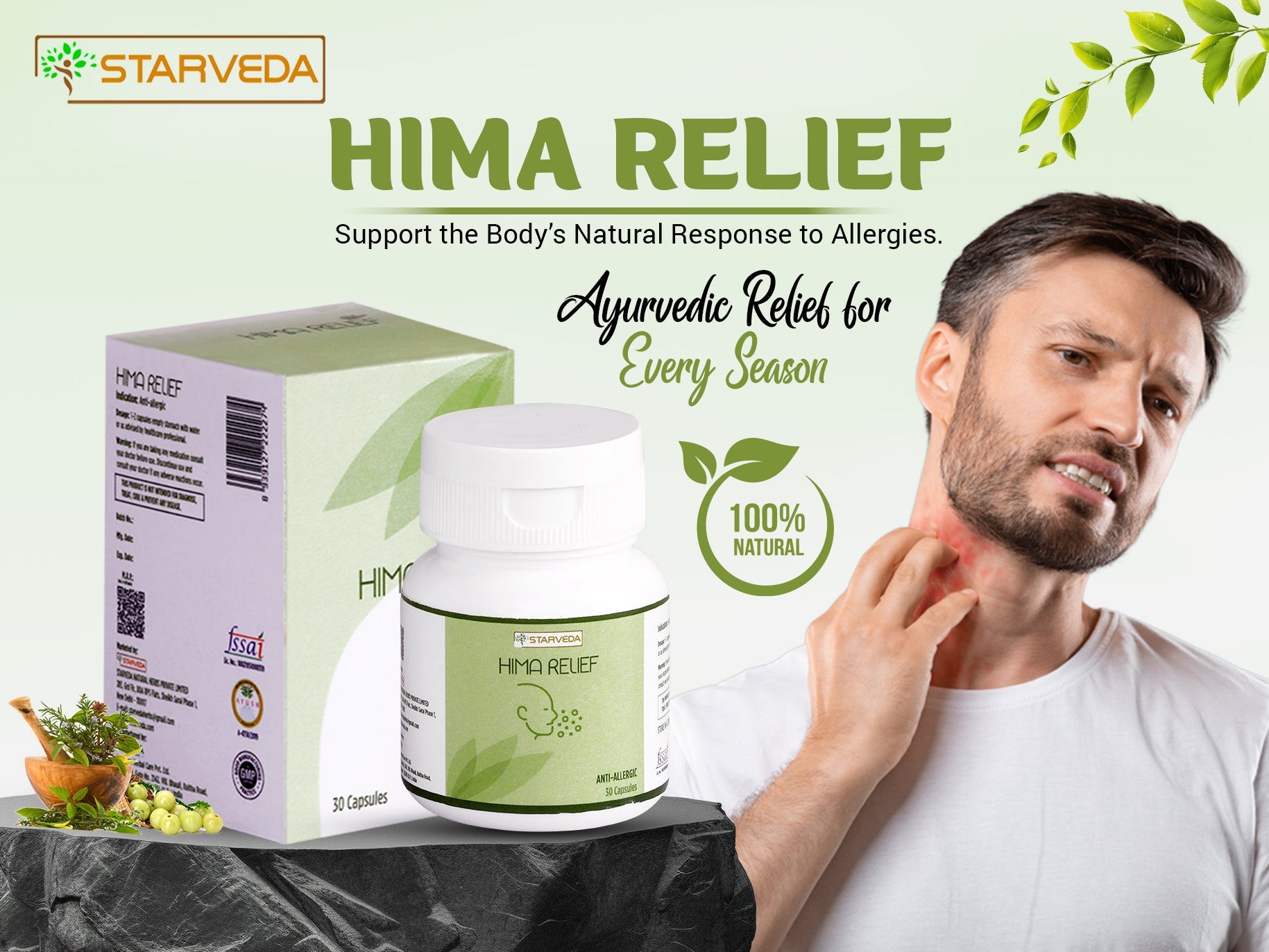 Hima Relief Capsules – Natural Ayurvedic Support for Allergy Relief