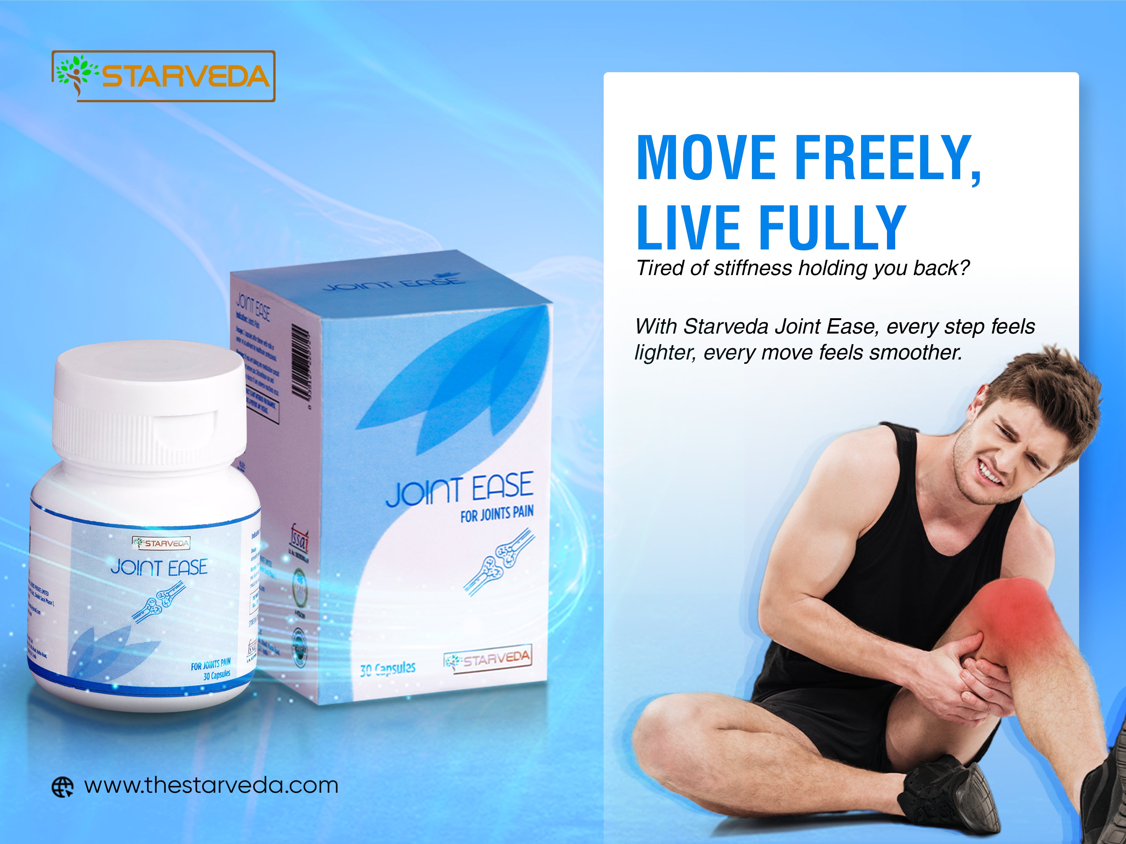 Joint Ease Capsules – Ayurvedic Proprietary Medicine for Joint Health & Mobility