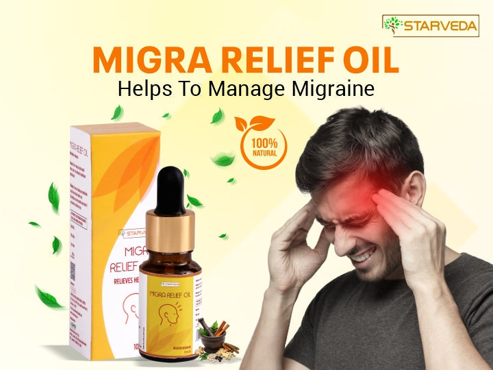 Migra Relief Oil – Ayurvedic Nasal Therapy for Headache and Migraine Relief