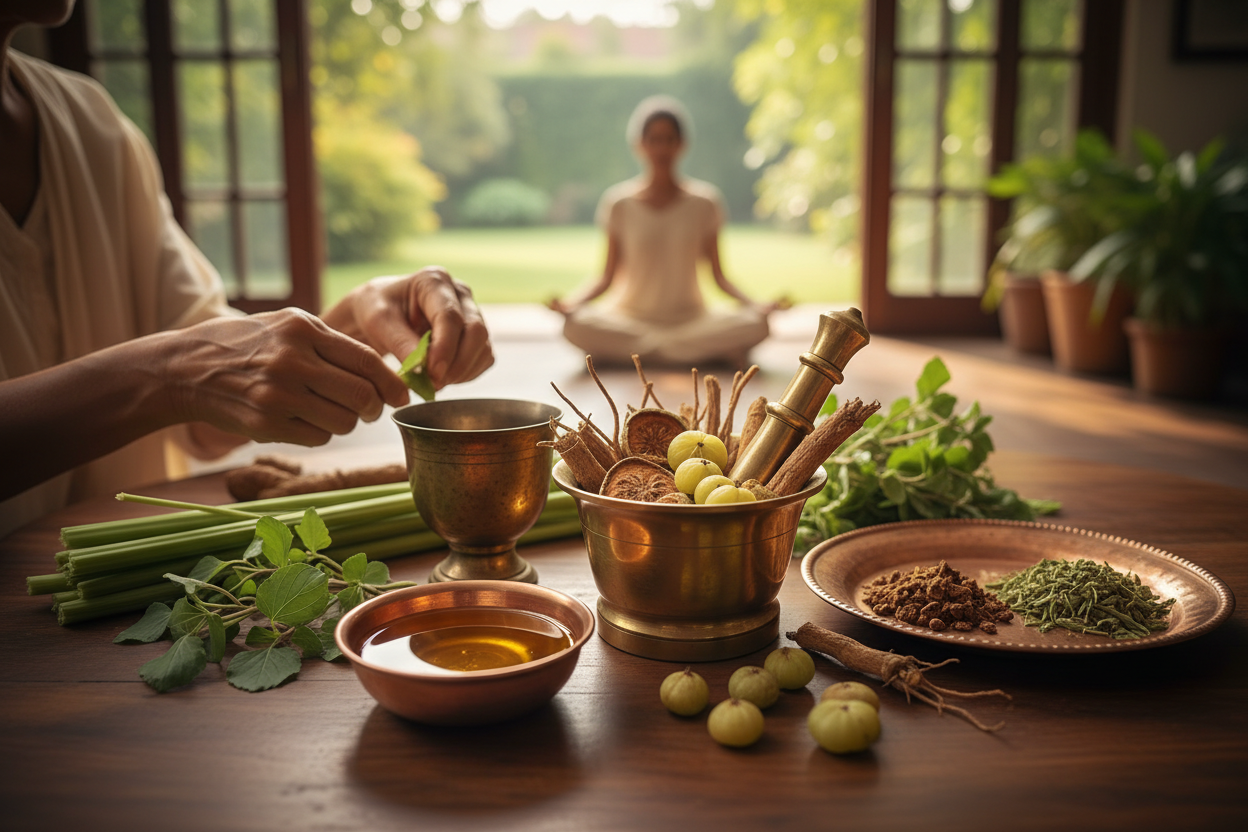 Ayurveda for Healthy Aging: Rasayana Herbs for Long-Term Vitality