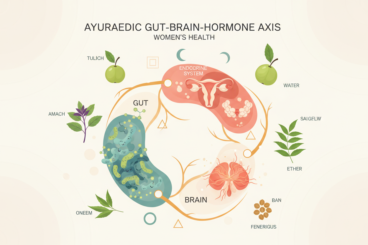 The Role of Gut Health in Women’s Hormonal Balance (Ayurvedic View)