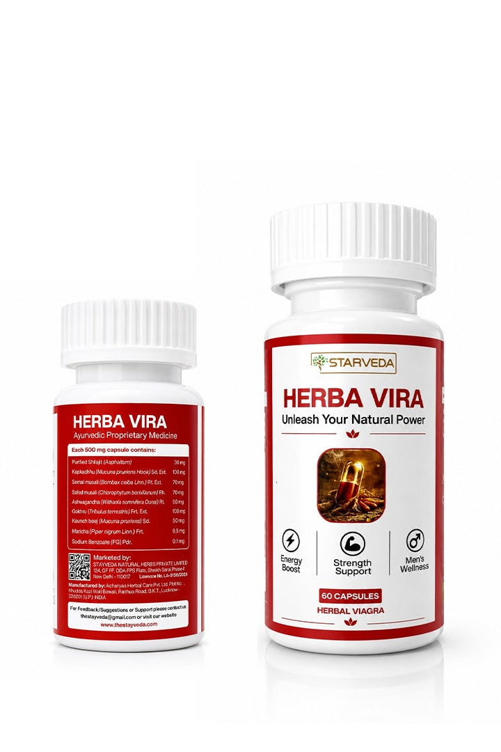 Starveda Eros Oil & Herba Vira Combo | Intimate Wellness Kit