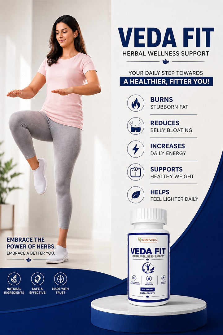 Starveda Veda Fit Capsules | Weight Management Support | 30 Caps x2