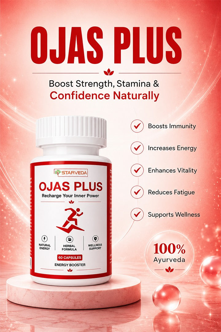 Starveda Ojas Plus Capsules | Energy & Vitality Booster | 30 Caps x2