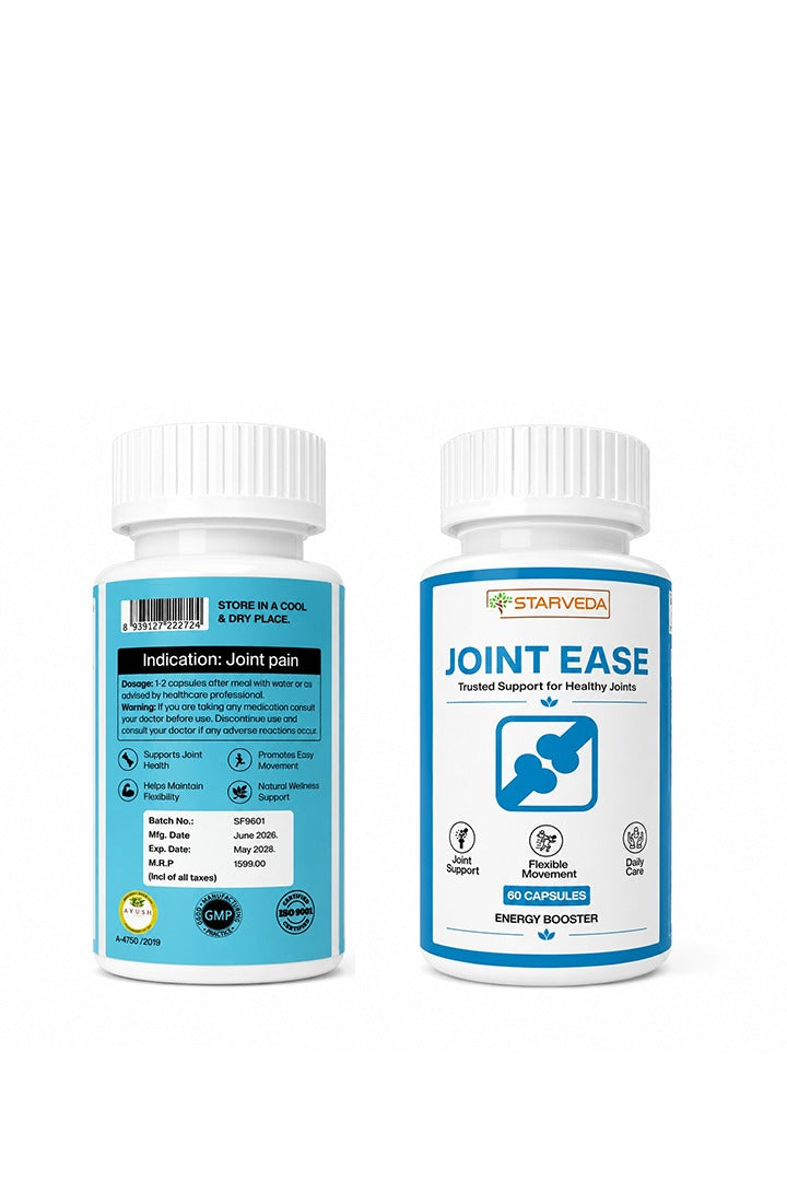 Starveda Cervical Cream & Joint Ease Capsule Combo | Pain Relief Kit