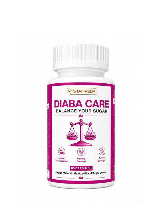 Starveda Diaba Care Capsules | Blood Sugar Support | Herbal