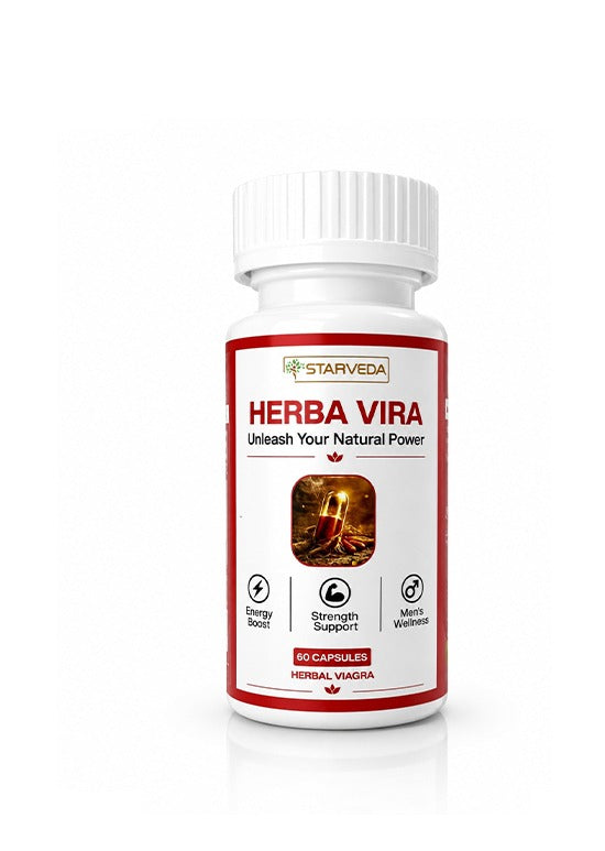 Starveda Herba Vira Capsules | Male Stamina & Energy | 60 Caps