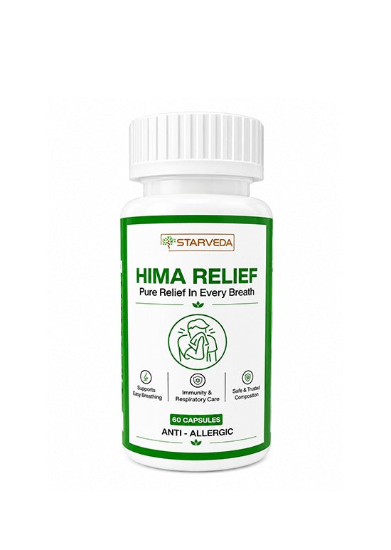Starveda Hima Relief Capsules | Piles & Fissure Relief | 60 Caps