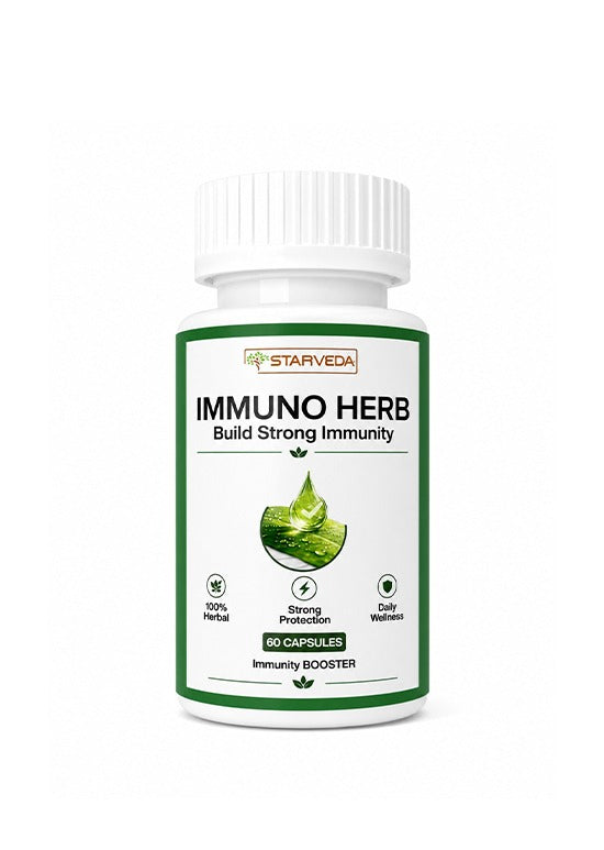 Starveda Immuno herb Capsules | strengthen the body’s immune | 30 Caps x2