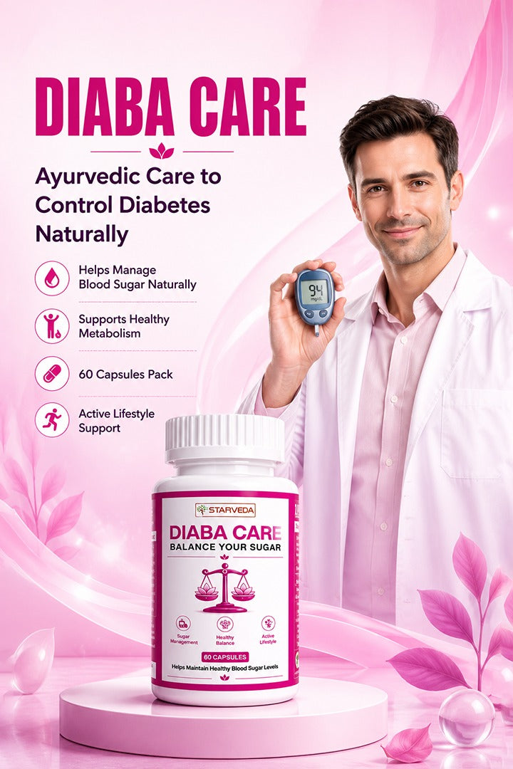 Starveda Diaba Care Capsules | Blood Sugar Support | Herbal