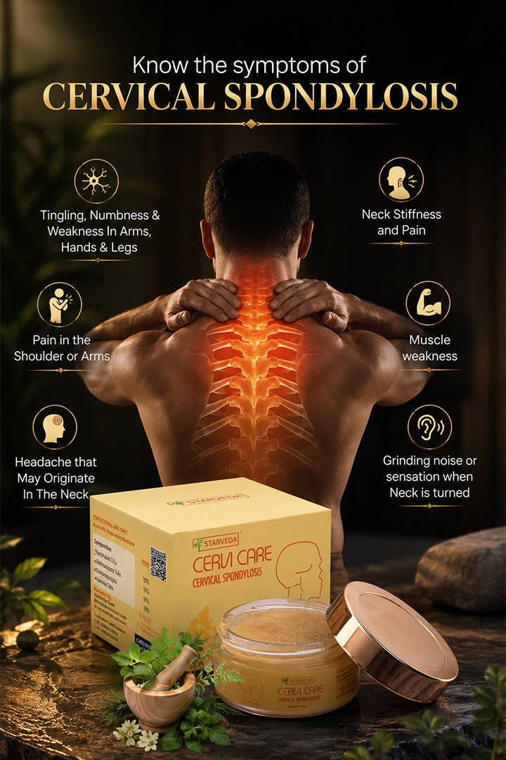 Starveda Cervi Care Crème | Cervical Pain Relief | 60gm