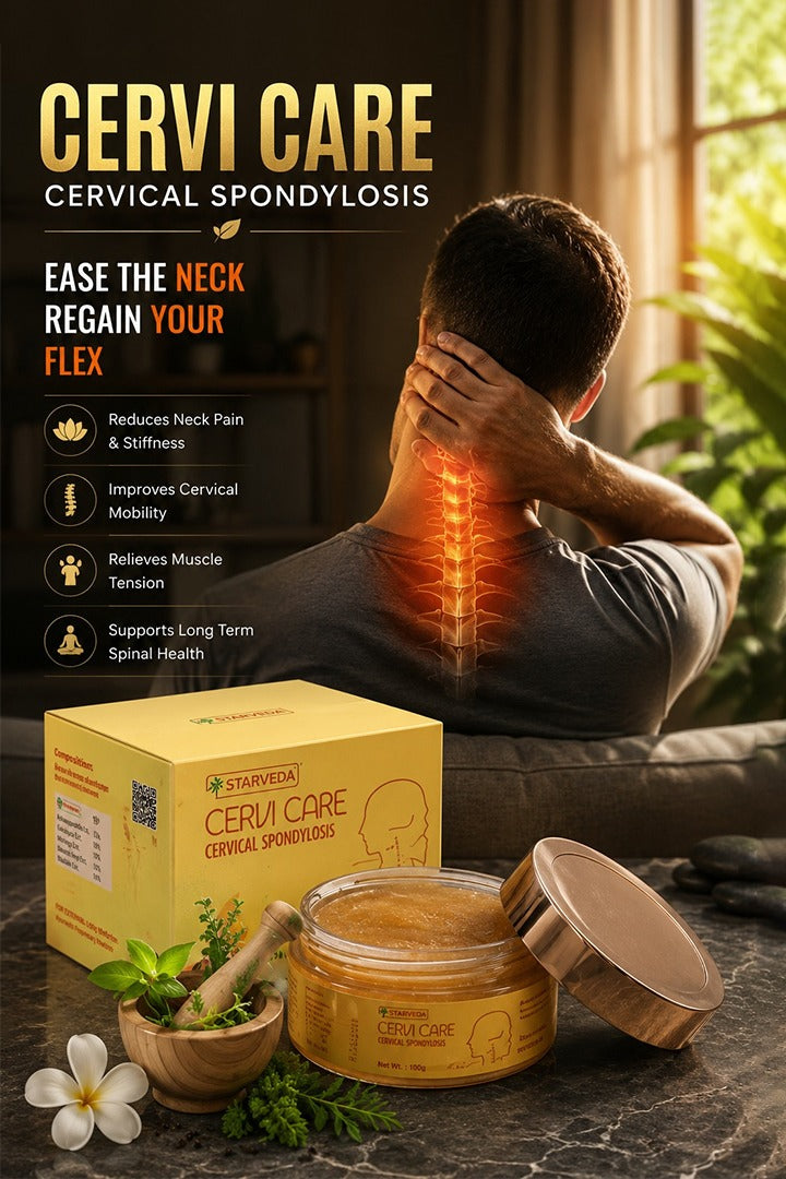 Starveda Cervi Care Crème | Cervical Pain Relief | 60gm