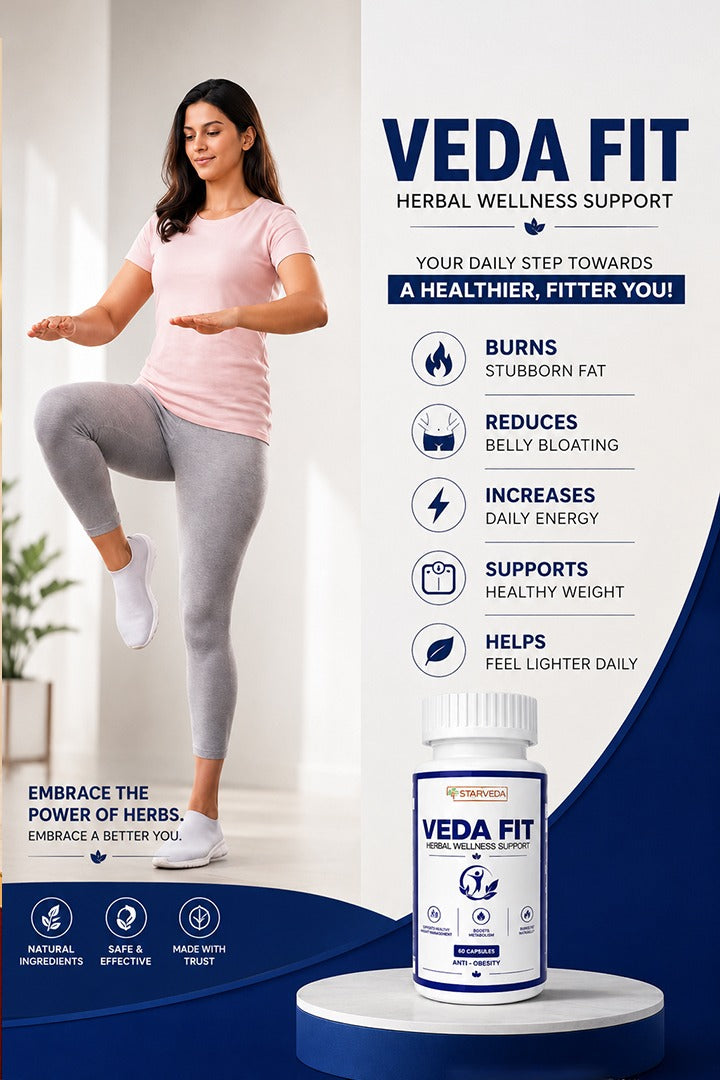 Starveda Veda Fit Capsules | Weight Management Support | 30 Caps x2