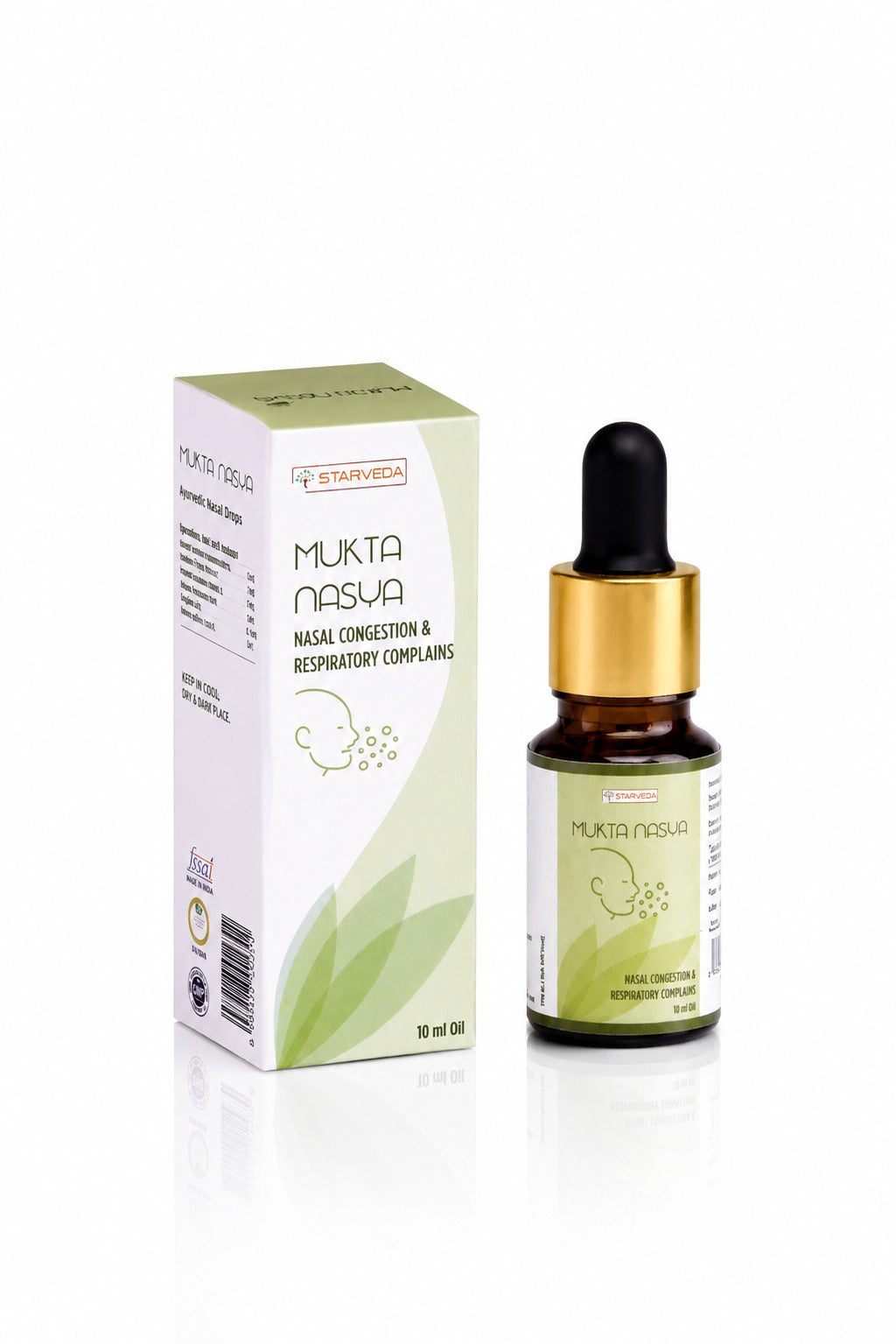 Starveda Mukta Nasya Oil | Nasal Congestion Relief | 20ml