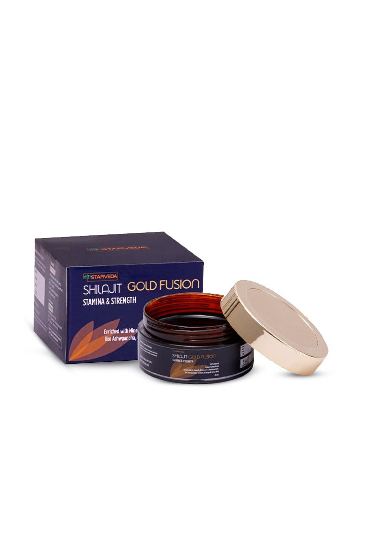 Starveda Shilajit Gold Fusion Resin | Stamina & Vitality | 25gm x2