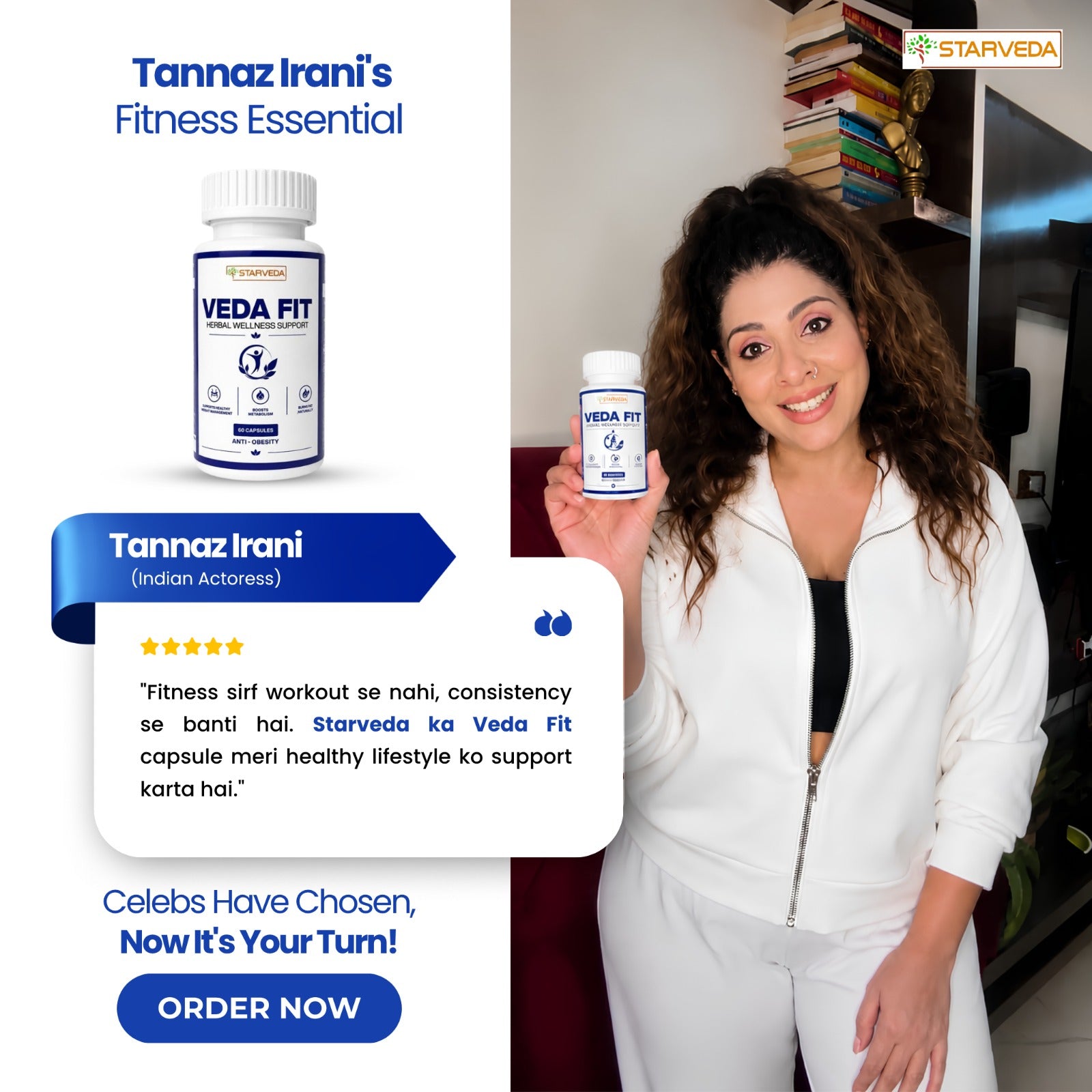 Starveda Veda Fit Capsules | Weight Management Support | 60 Caps